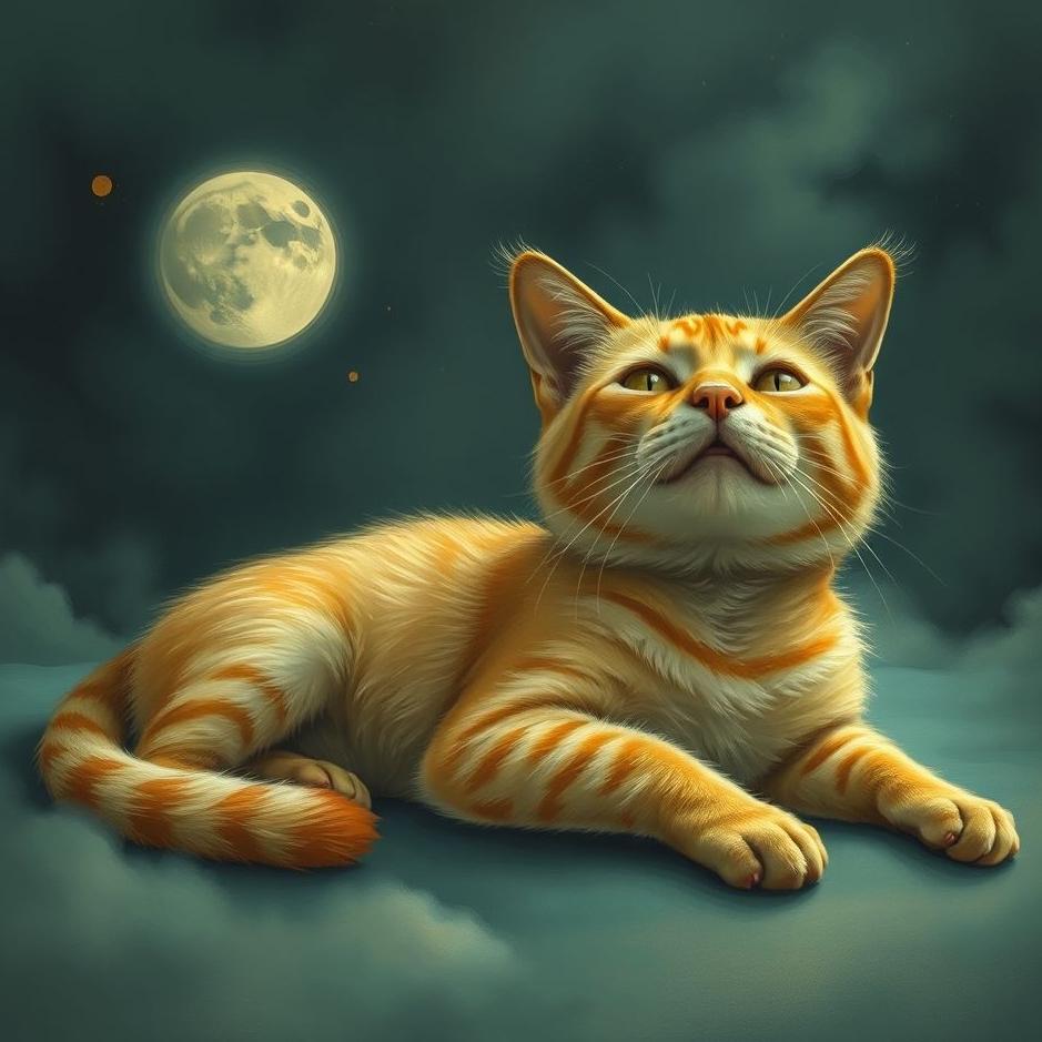 Dream : Dead yellow cat in a dream