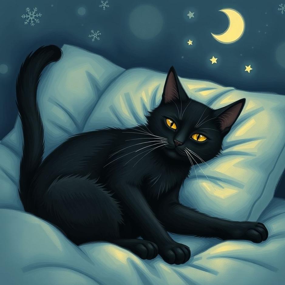 Dream : Dealing with a black cat in a dream