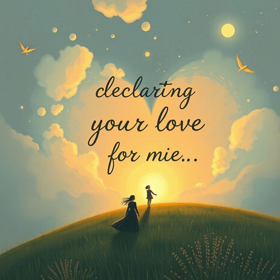 Dream : Declaring your love for me in a dream
