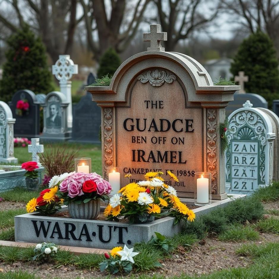 Dream : Decorating a grave