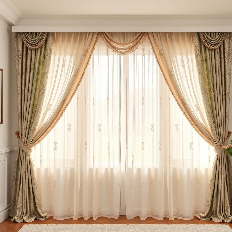Dream : Decorating curtains in a dream