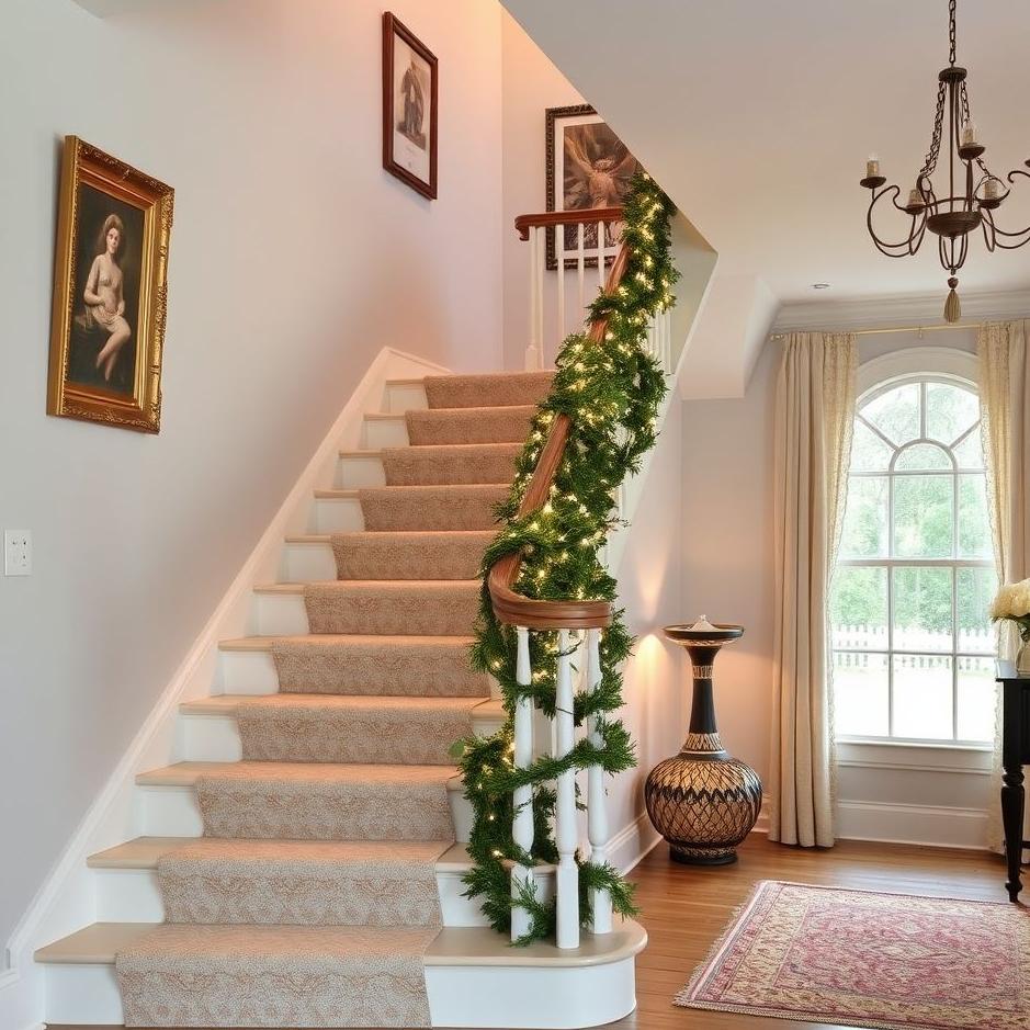 Dream : Decorating stairs in a dream