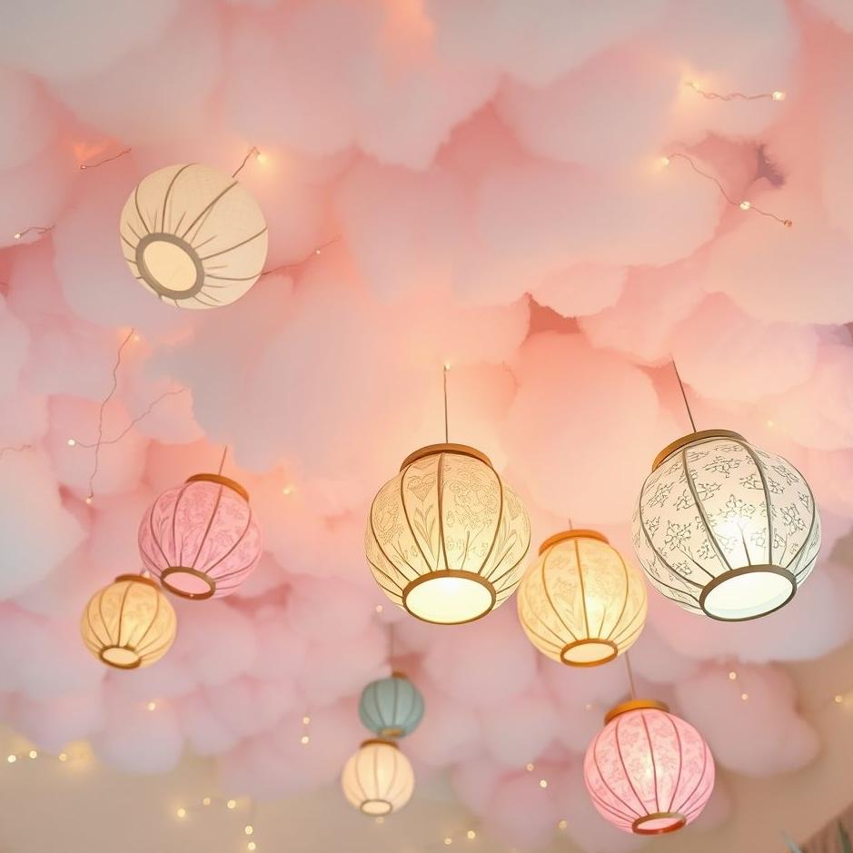 Dream : Decorating the ceiling of the house in a dream