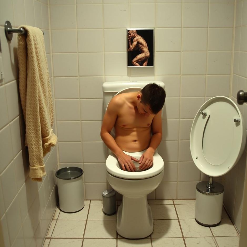 Dream : Defecating in the bathroom