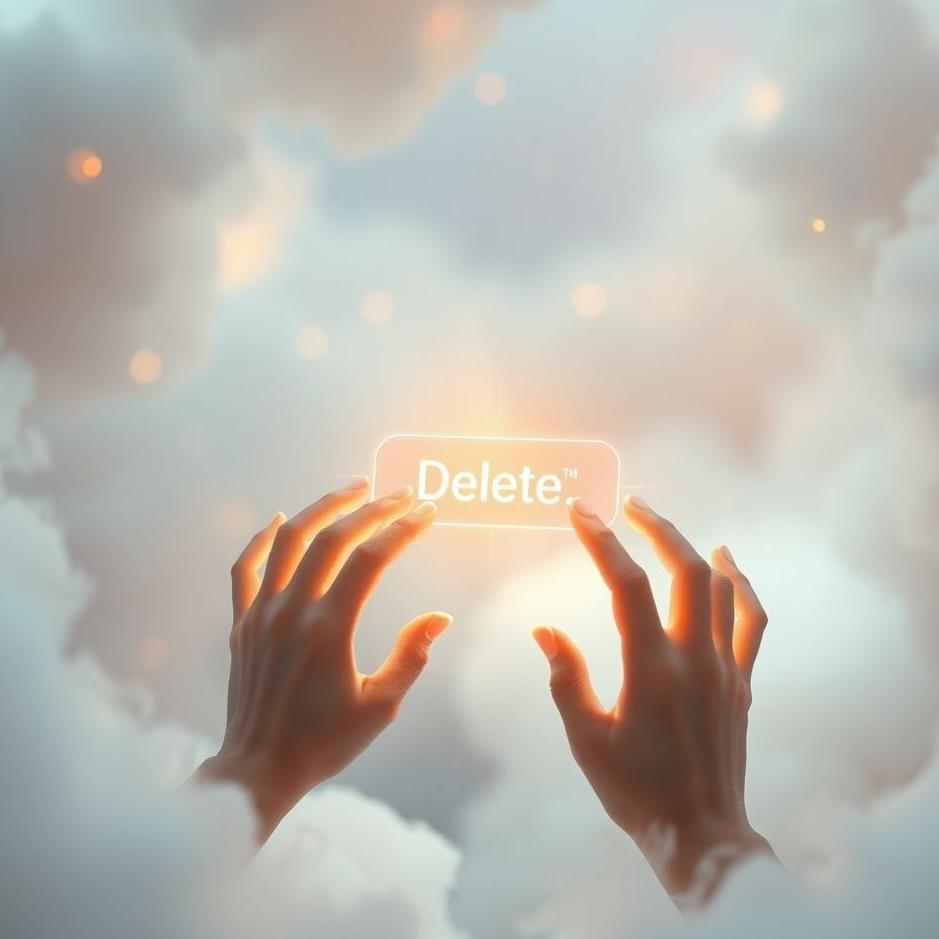 Dream : Deleting a message in a dream