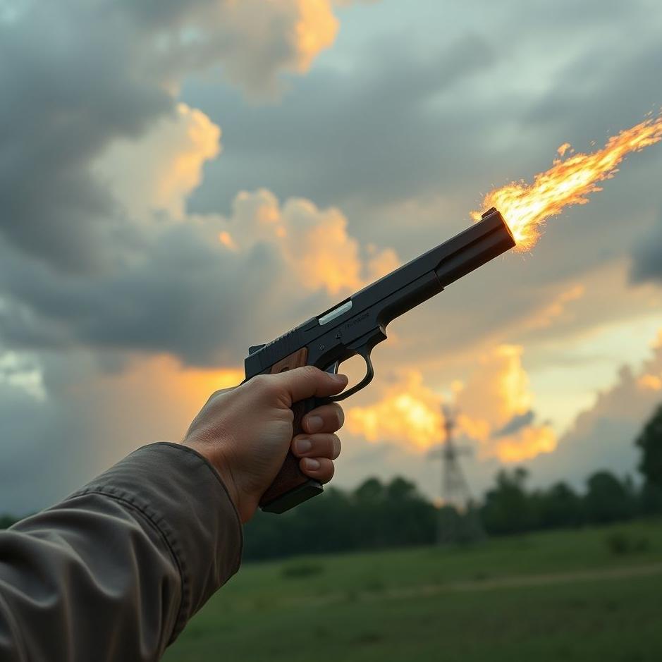 Dream : Delivering a gun in a dream