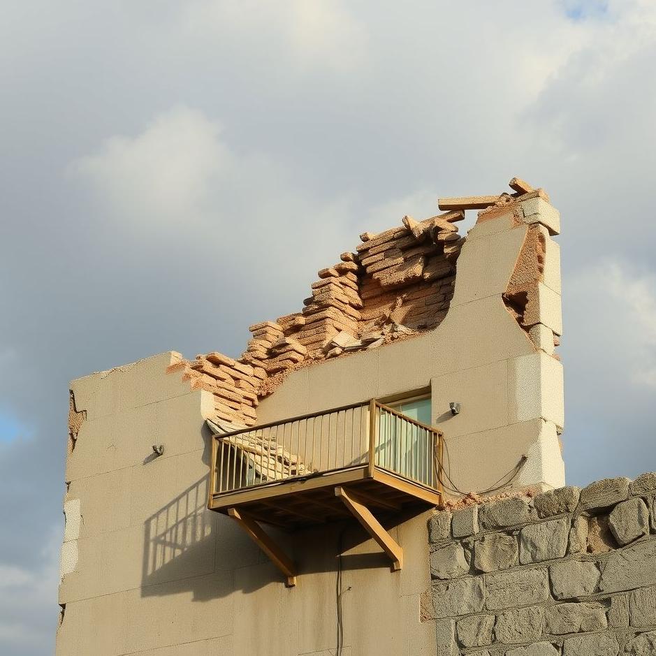 Dream : Demolition of the balcony wall in a dream