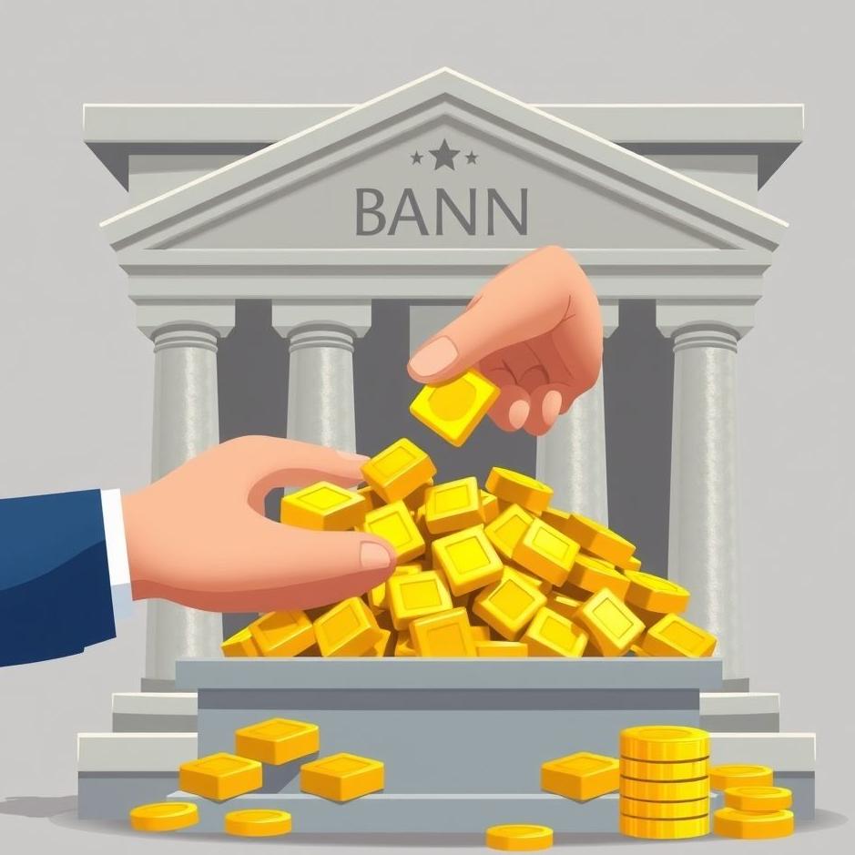 Dream : Depositing gold in a bank