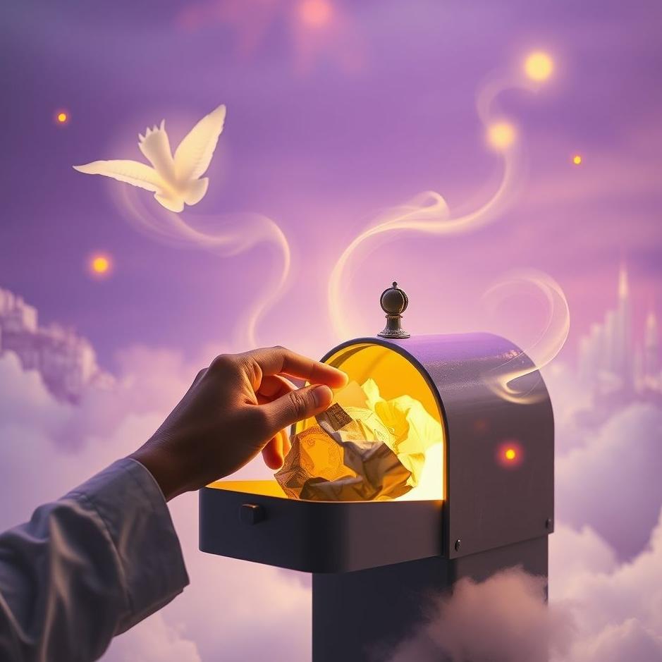 Dream : Depositing paper money in a dream