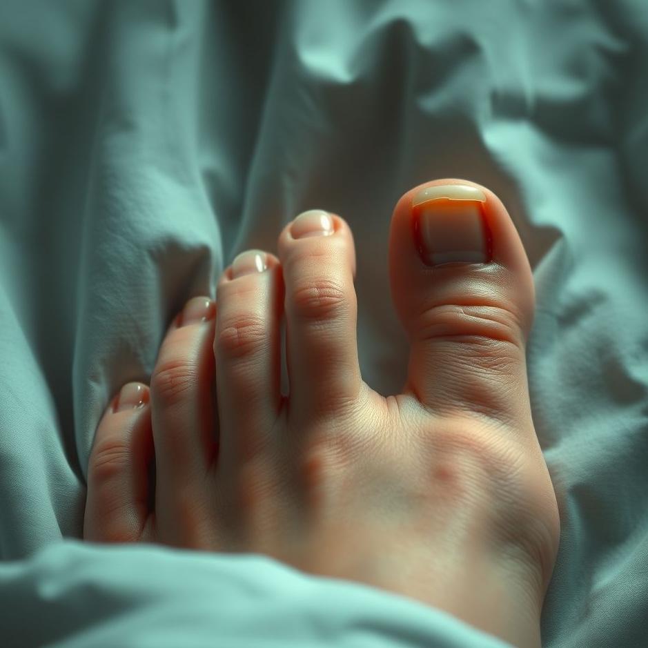 Dream : Depressing toenails in the dream