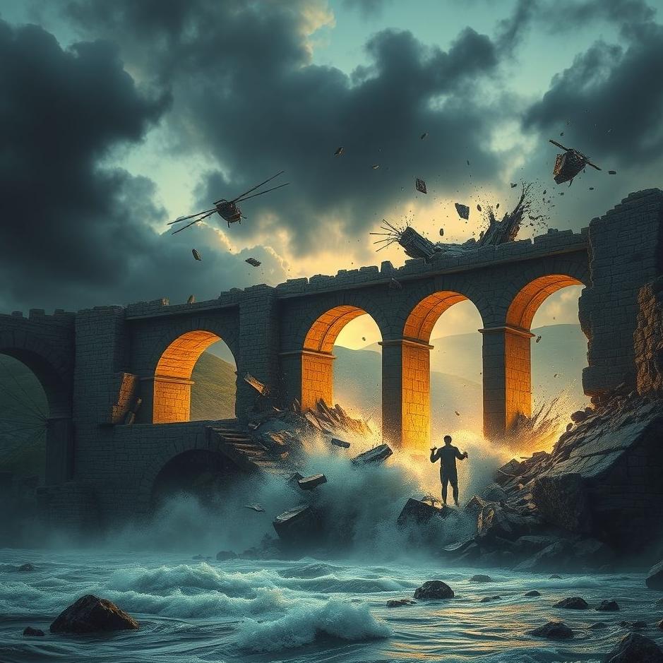 Dream : Destroying a bridge in a dream