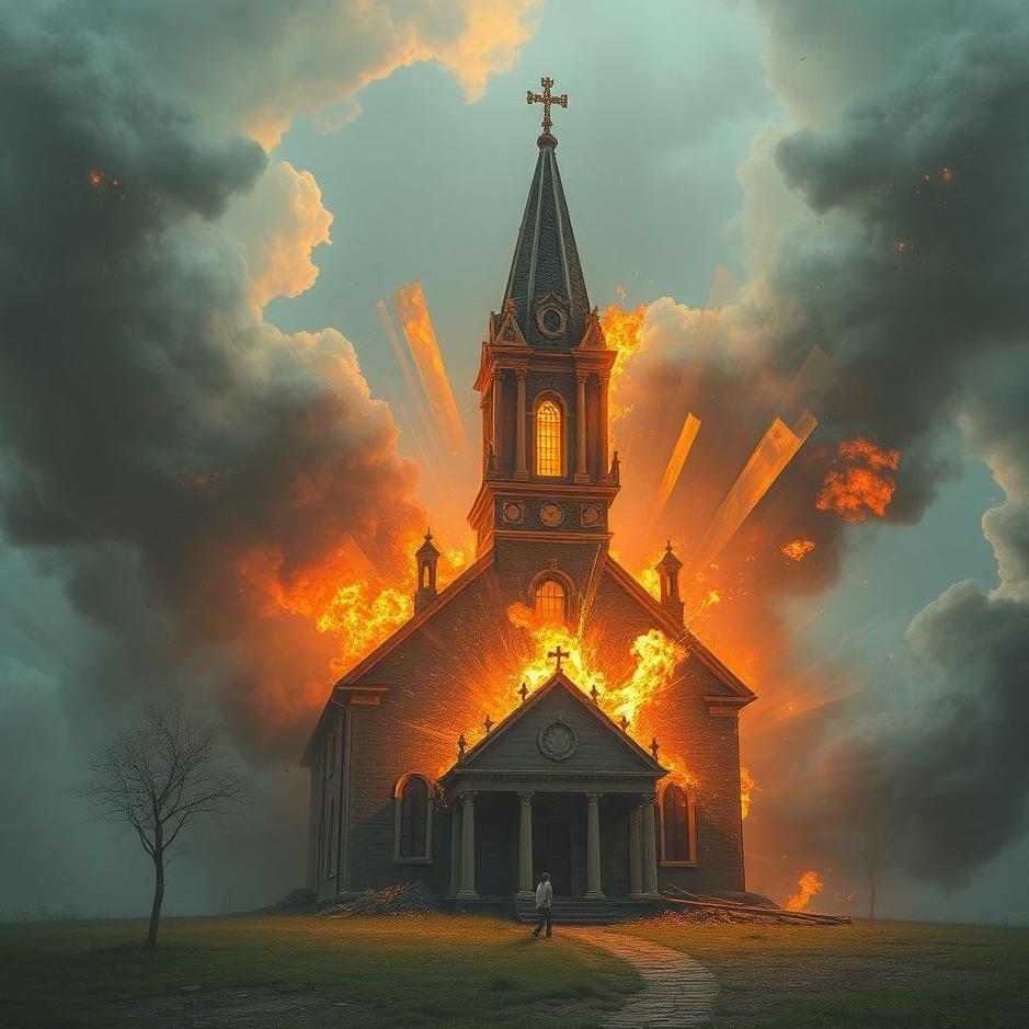 Dream : Destroying a church in a dream