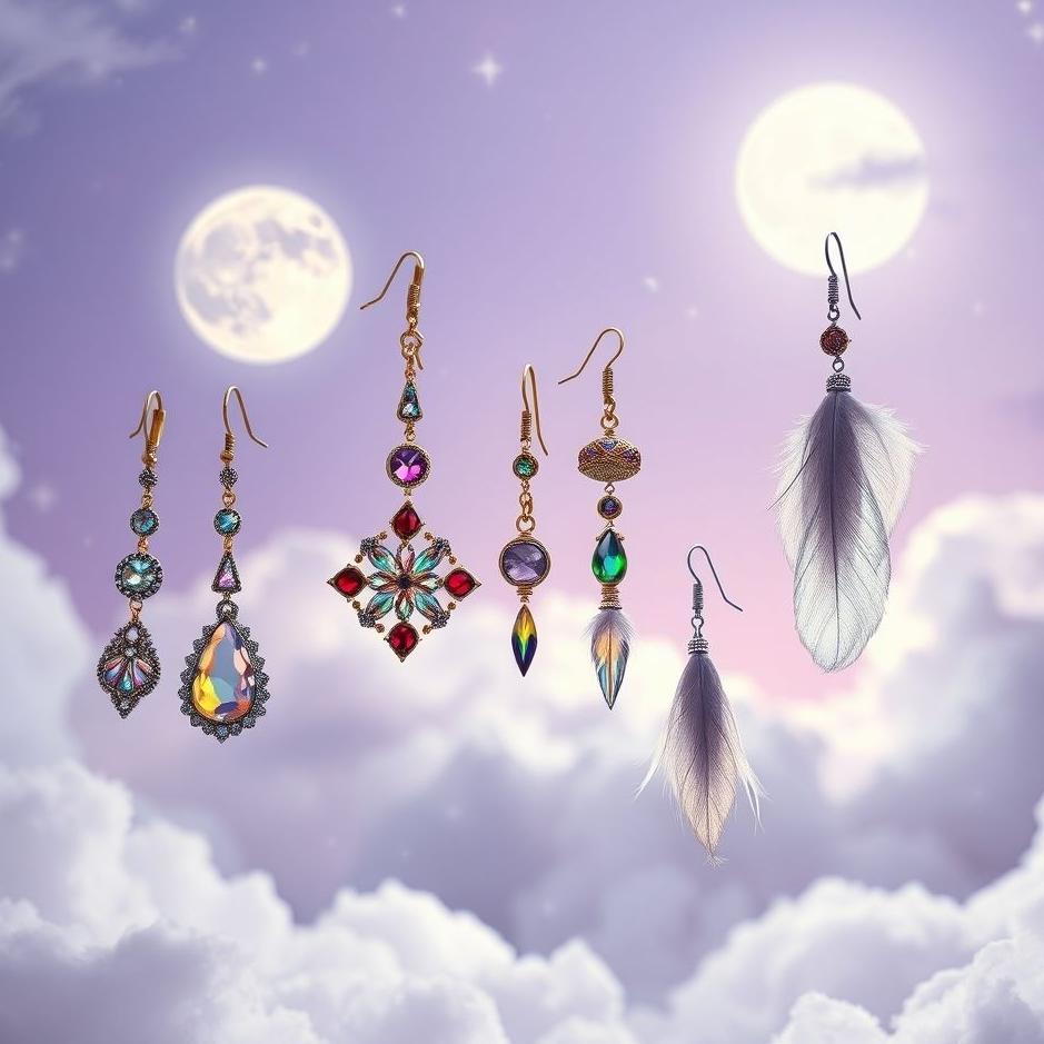 Dream : Different earrings in a dream