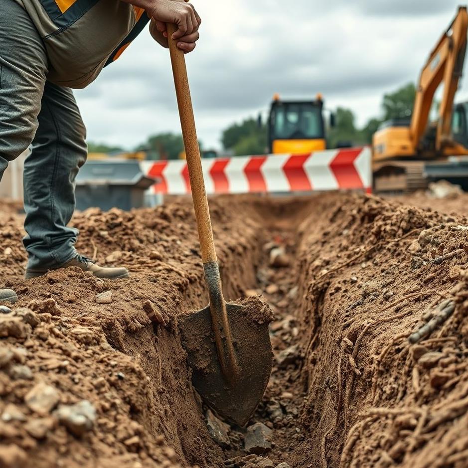 Dream : Digging a foundation for a construction