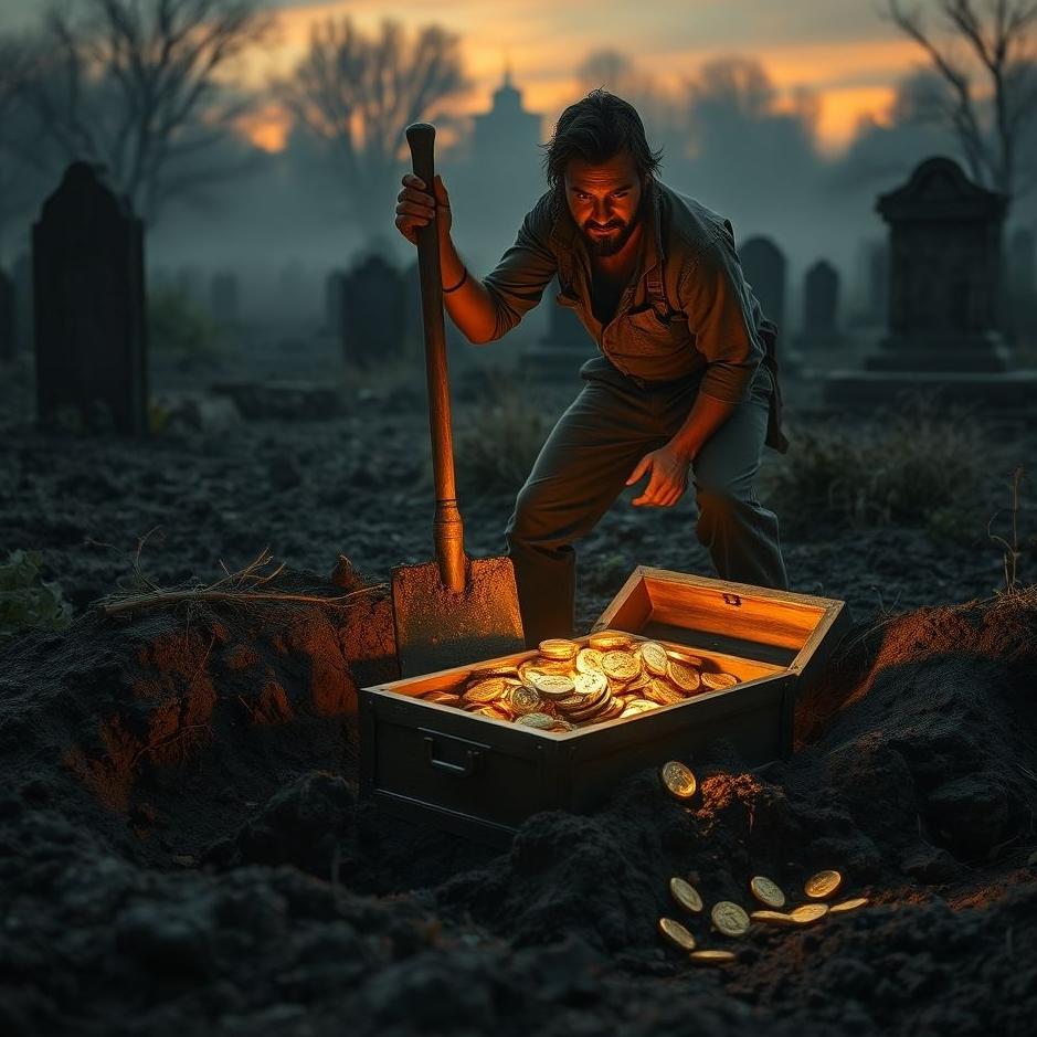 Dream : Digging a grave and finding gold