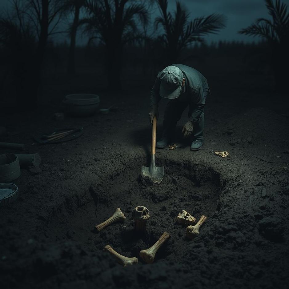 Dream : Digging a grave and seeing bones