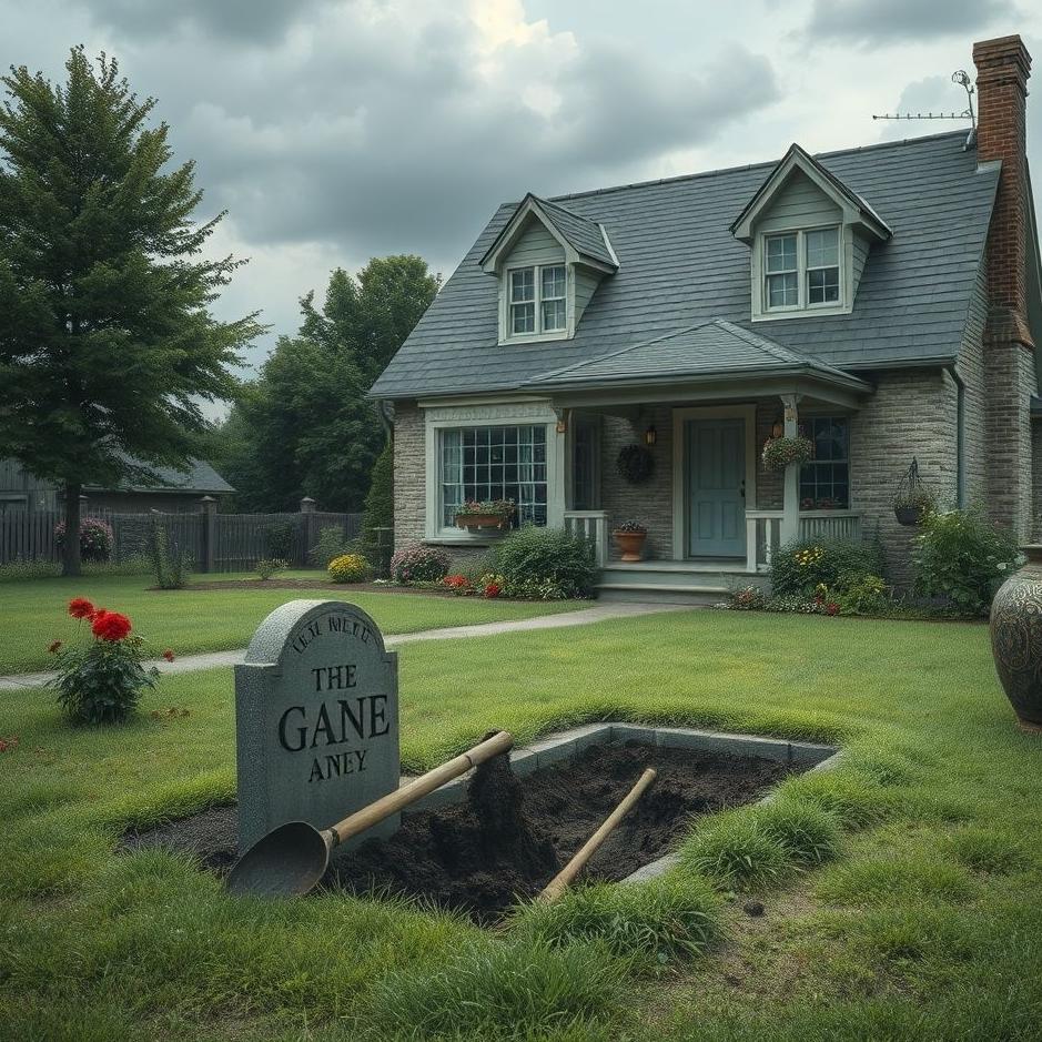 Dream : Digging a grave in the garden of the house in a dream