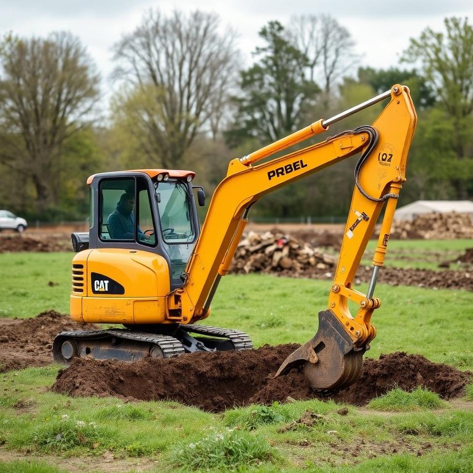 Dream : Digging a hole with a digger
