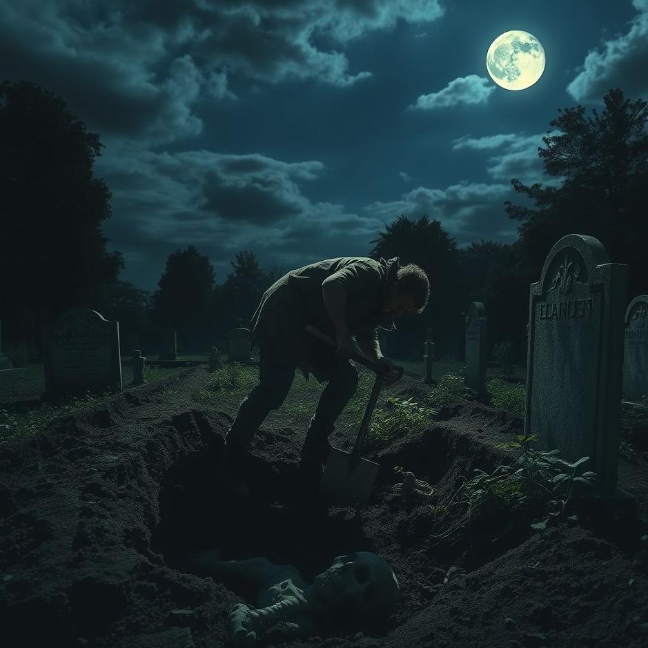 Dream : Digging an old grave