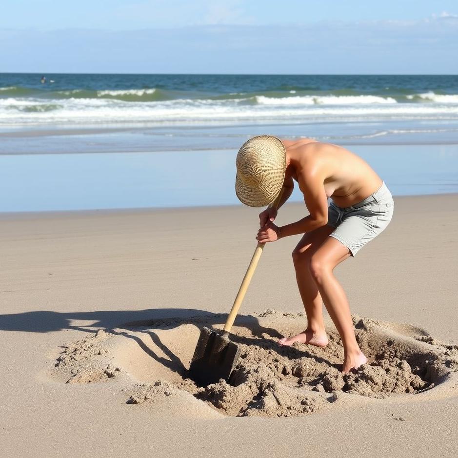 Dream : Digging in the sand
