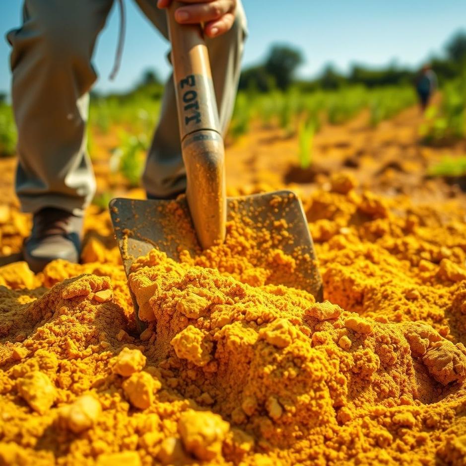 Dream : Digging yellow soil