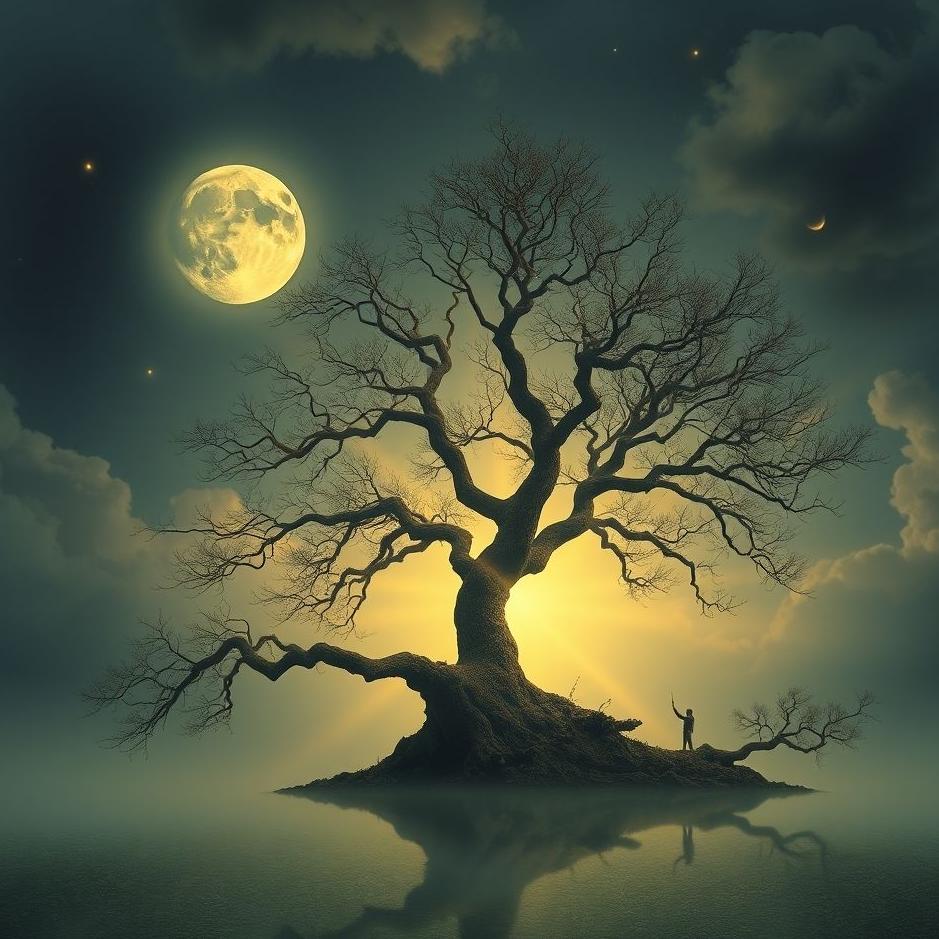 Dream : Diluting the moon tree in the dream