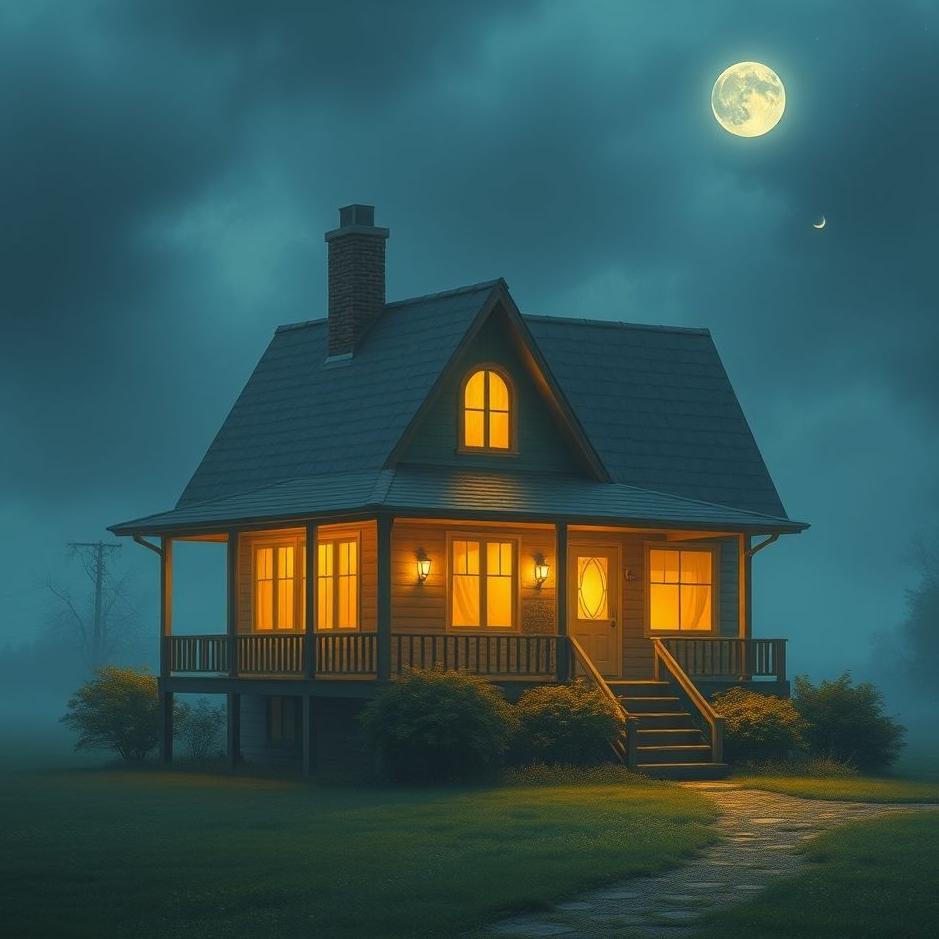 Dream : Dim house in a dream
