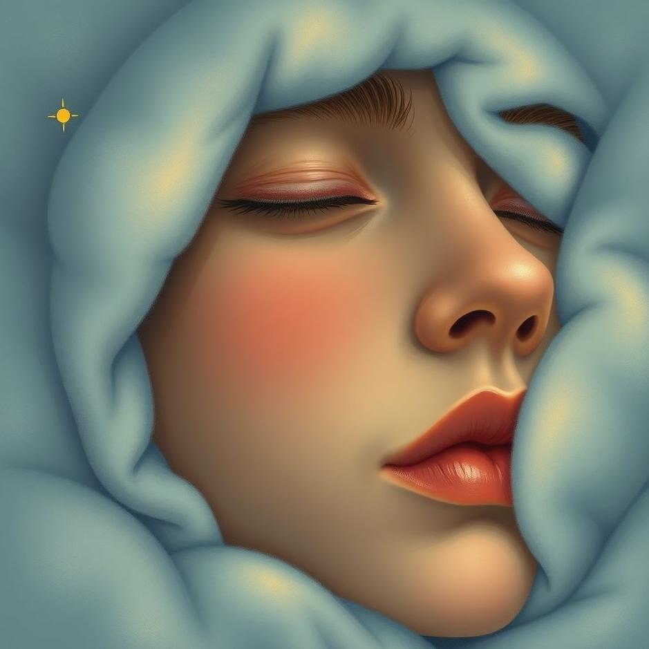 Dream : Dimple on your own face in a dream