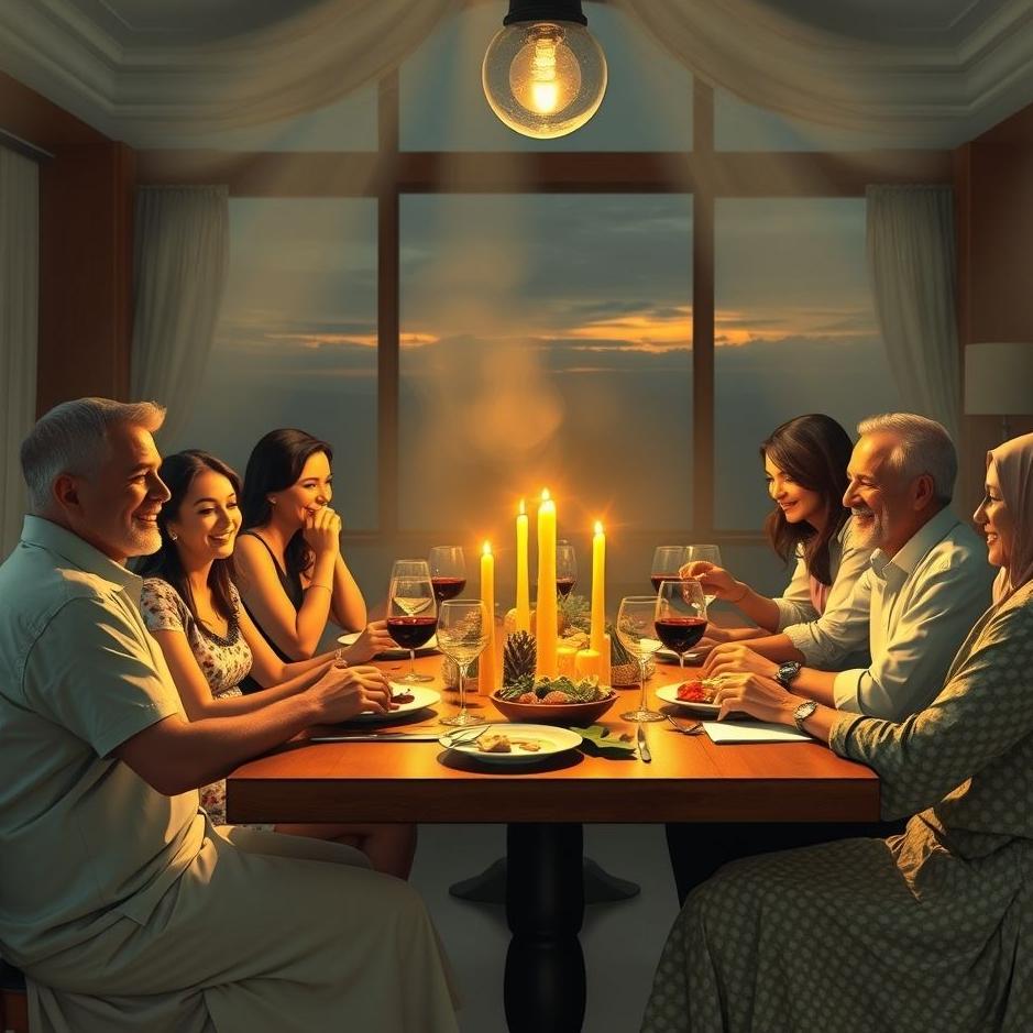 Dream Dictionary : Dining in the table with friends in the dream