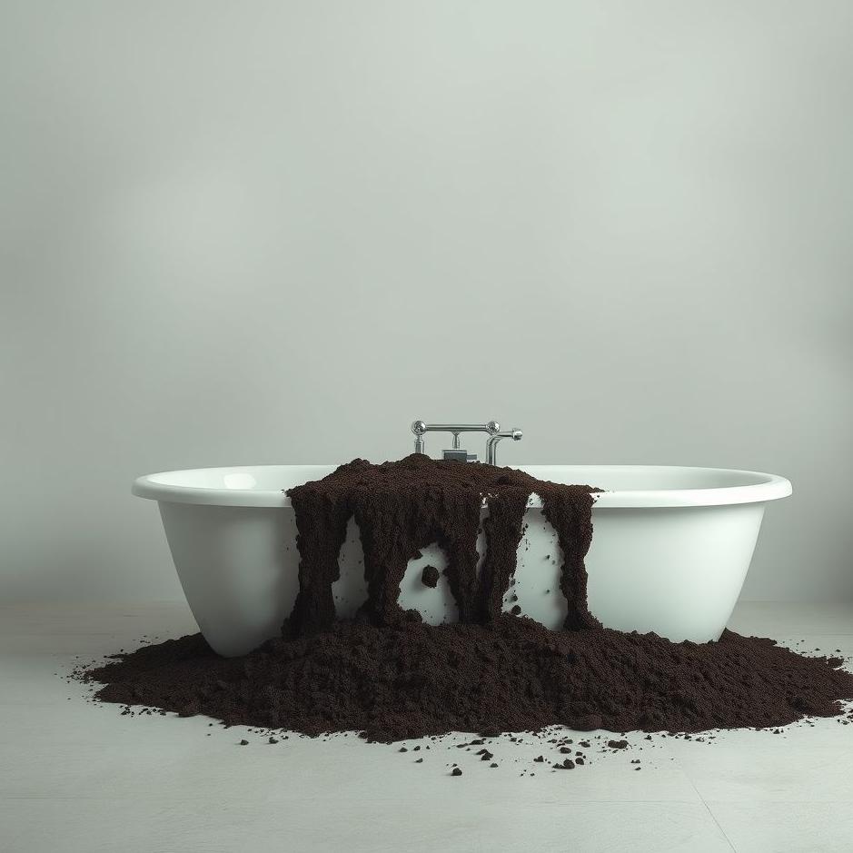 Dream : Dirt coming out of the bath in a dream