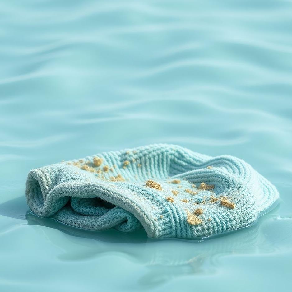 Dream : Dirty blue towel in a dream