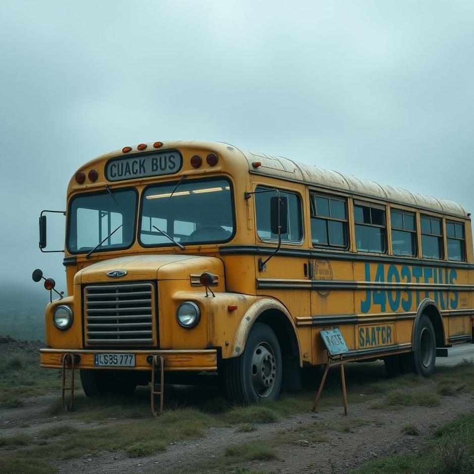 Dream : Dirty bus in a dream