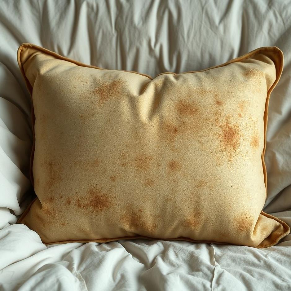 Dream : Dirty cushion in a dream