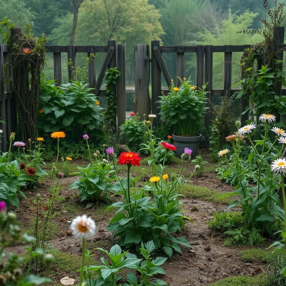 Dream : Dirty garden in a dream