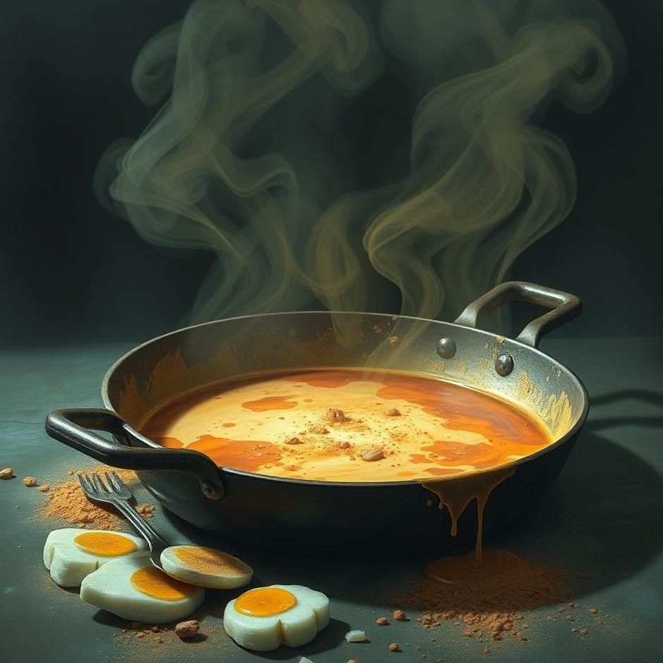 Dream : Dirty pan in a dream