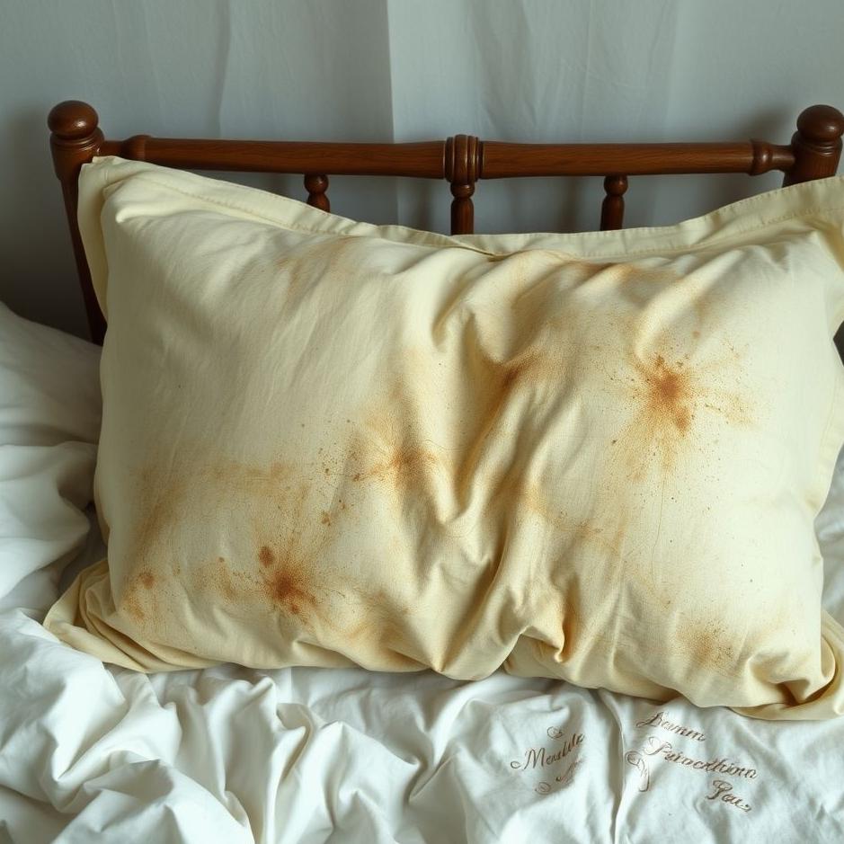 Dream : Dirty pillowcase in a dream