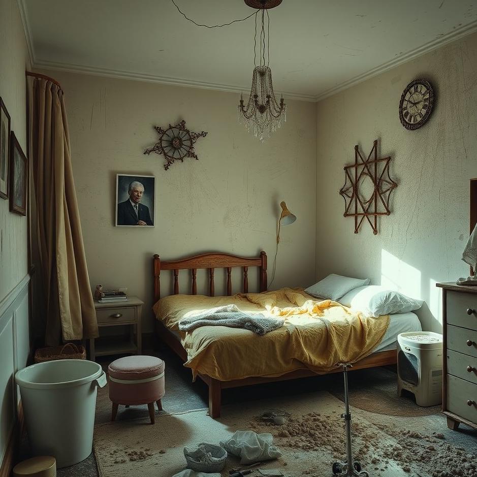 Dream : Dirty room cleaning in a dream