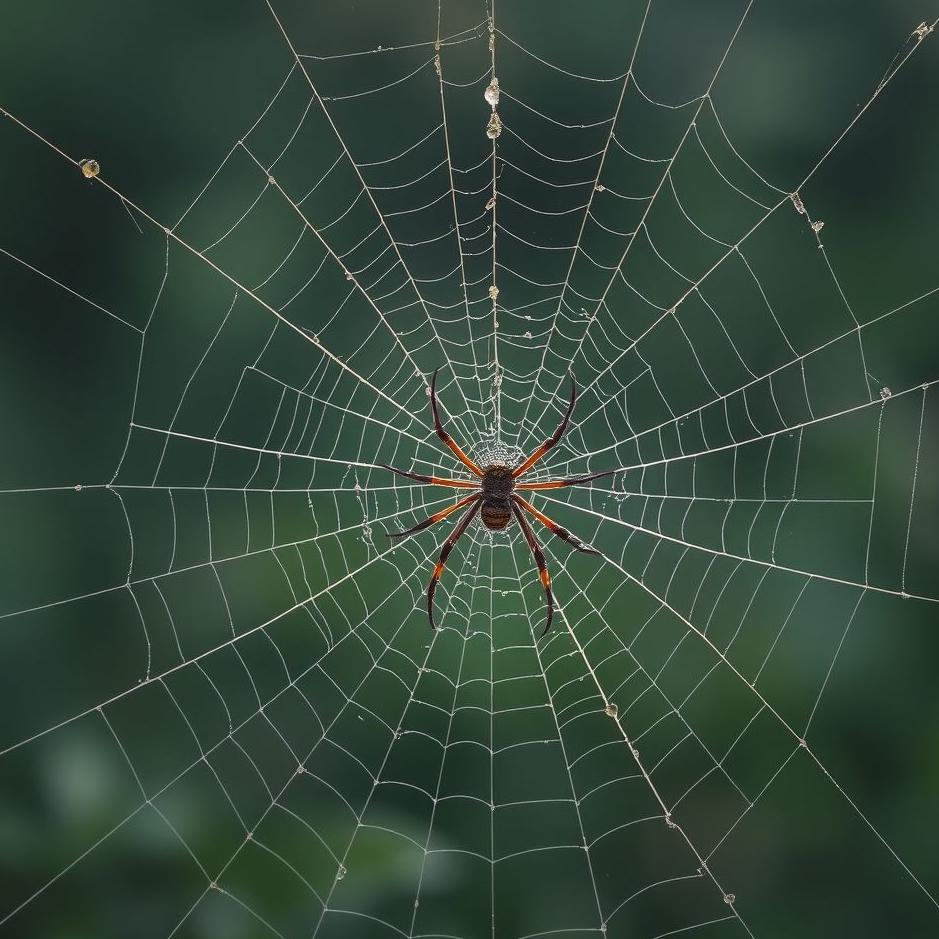 Dream : Dirty spider web in a dream
