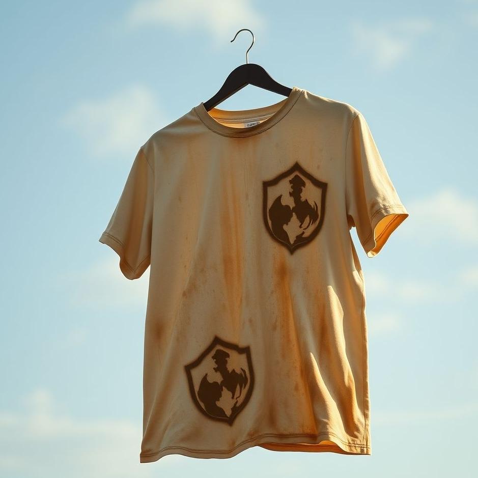 Dream : Dirty t-shirt in a dream