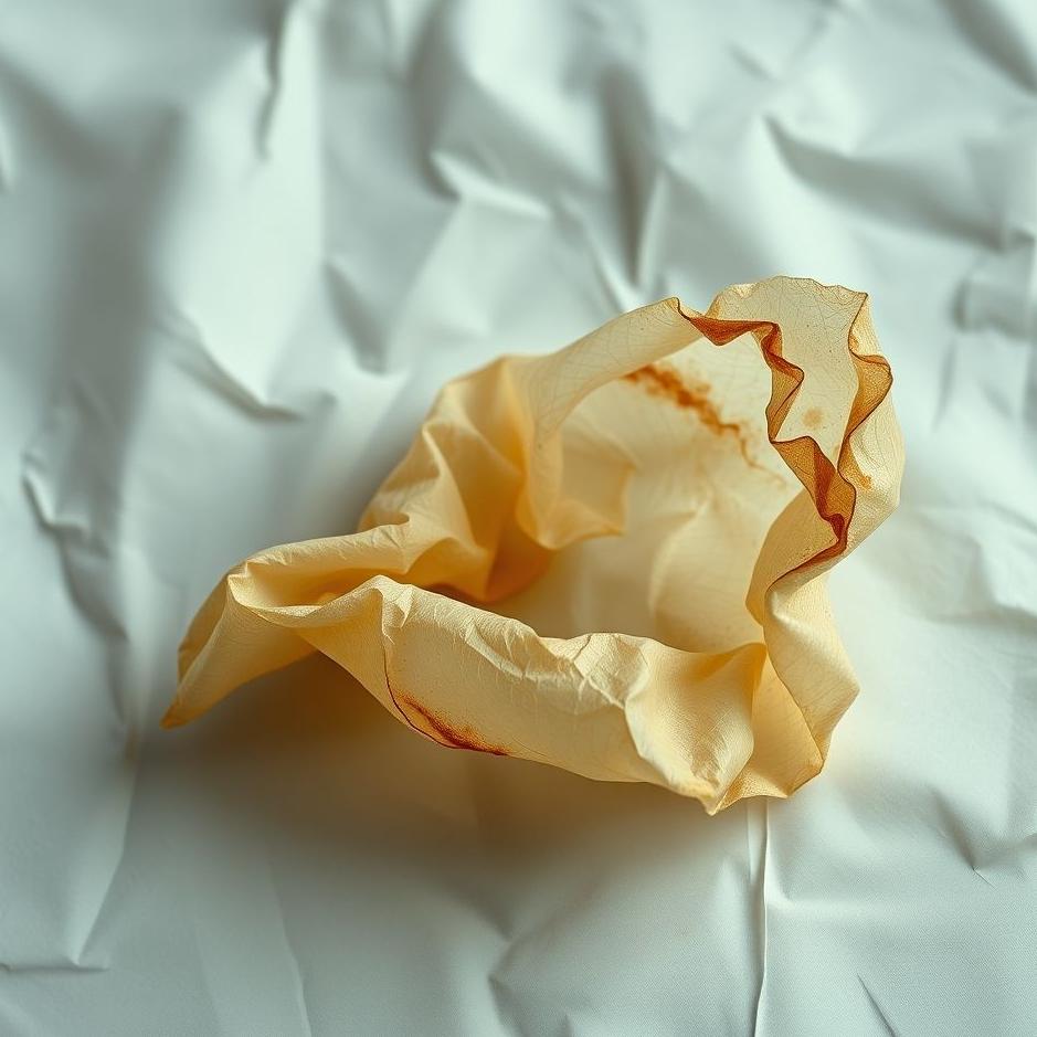 Dream : Dirty tissue in a dream