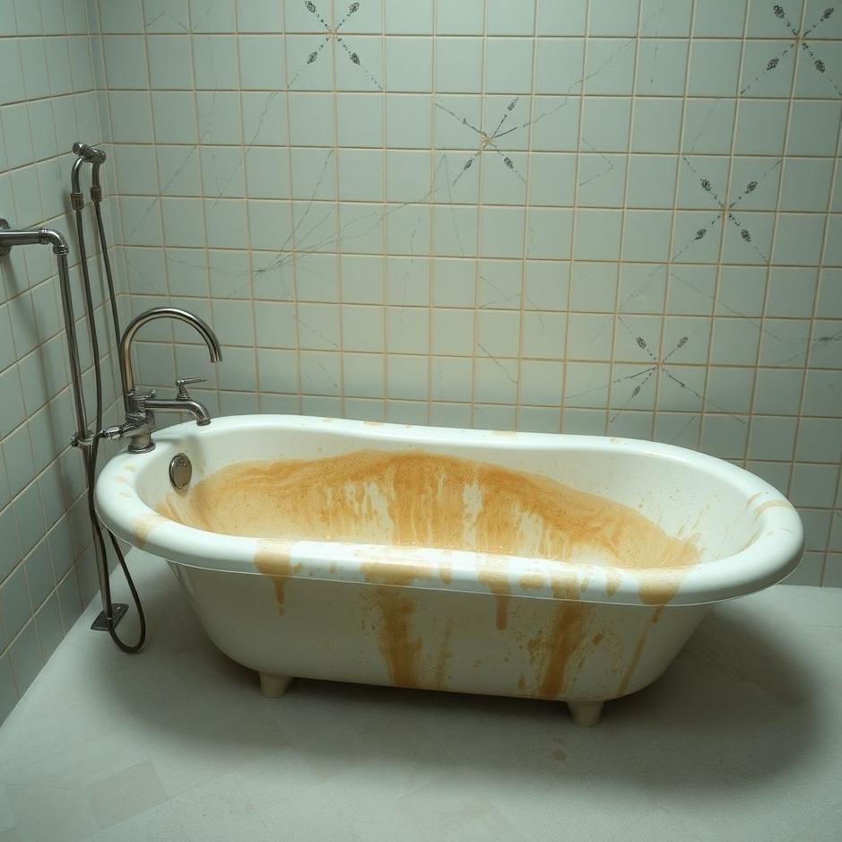 Dream : Dirty tub in a dream