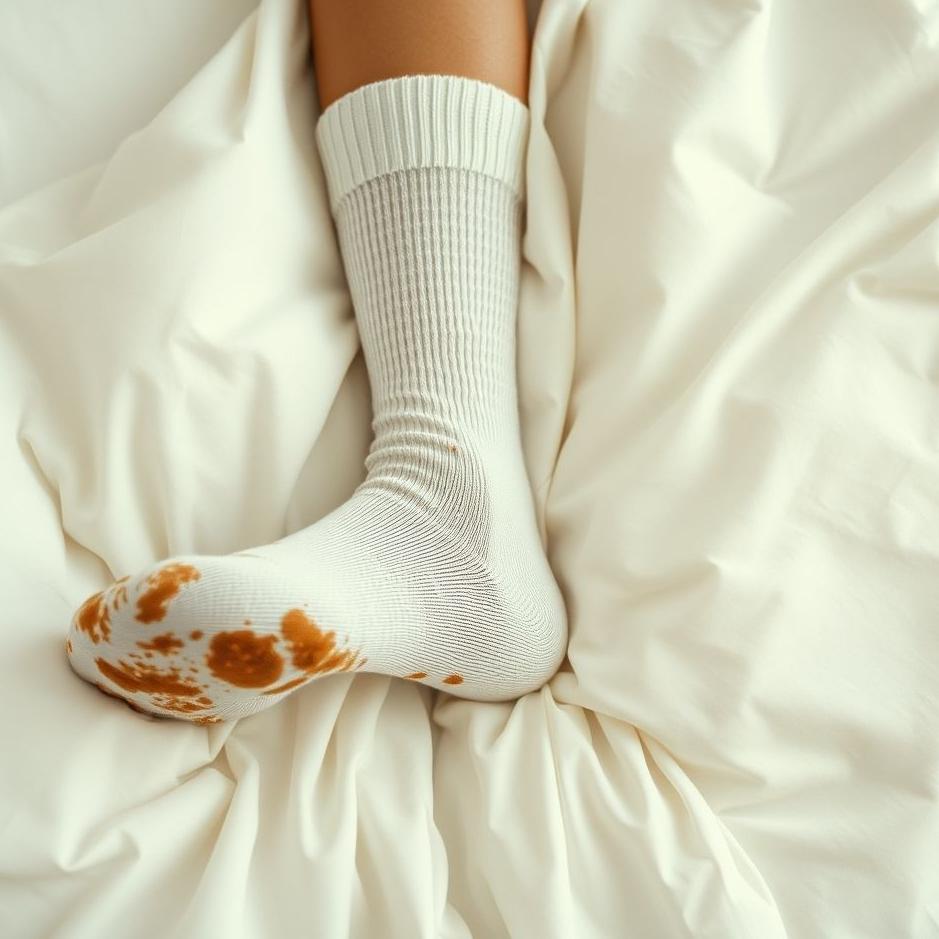 Dream : Dirty white socks in a dream