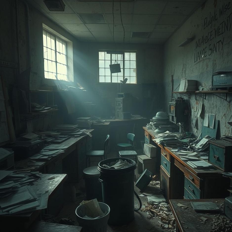 Dream : Dirty workplace in a dream