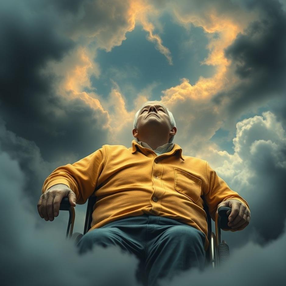 Dream : Disabled man in a dream