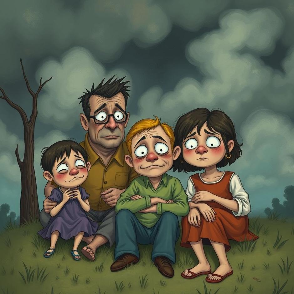 Dream : Disgruntled family in a dream