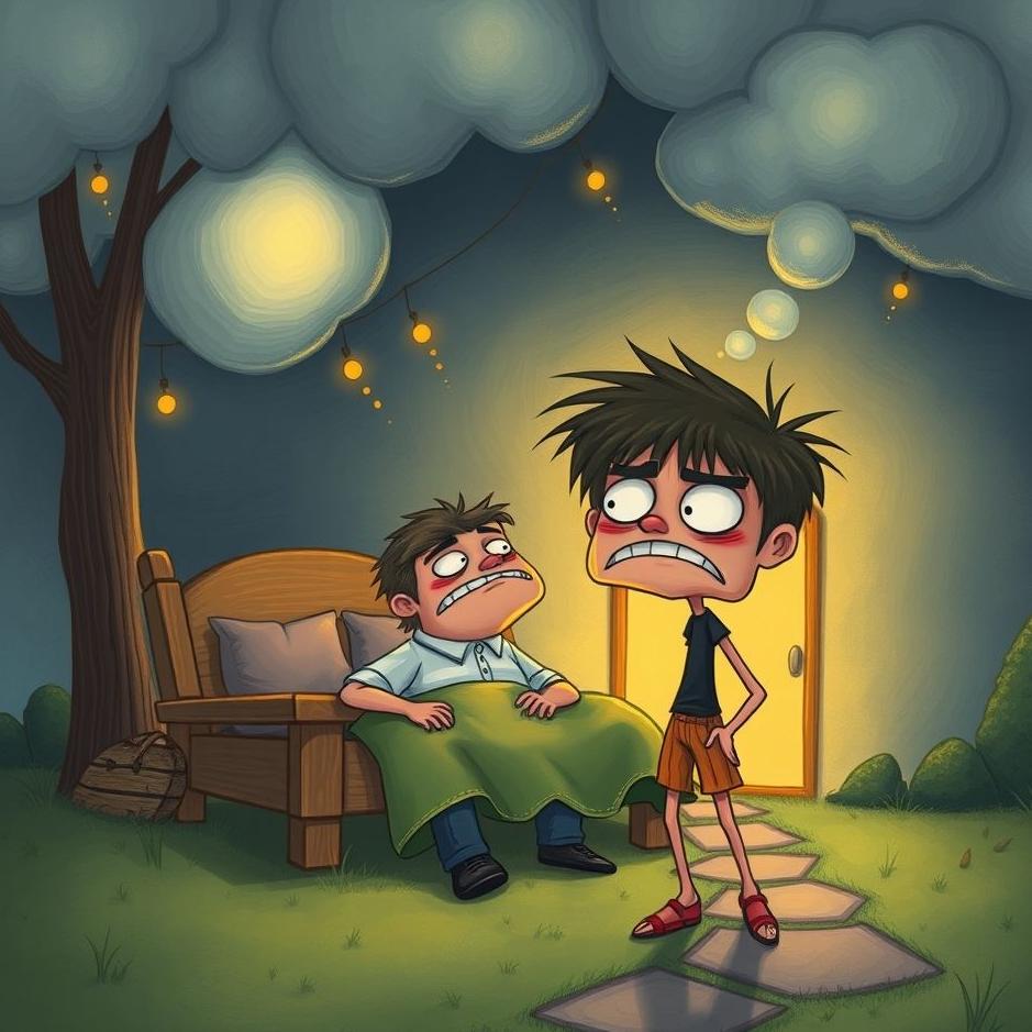 Dream : Disgruntled friend coming home in a dream