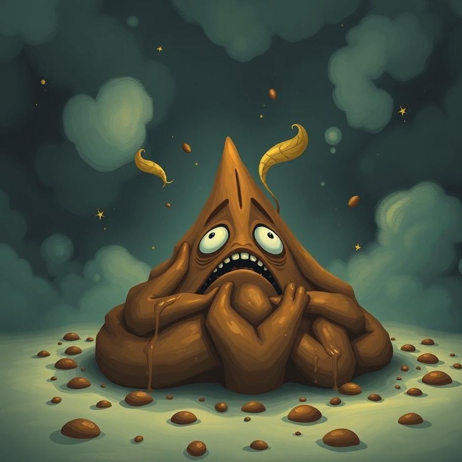Dream : Disgust of poop in a dream