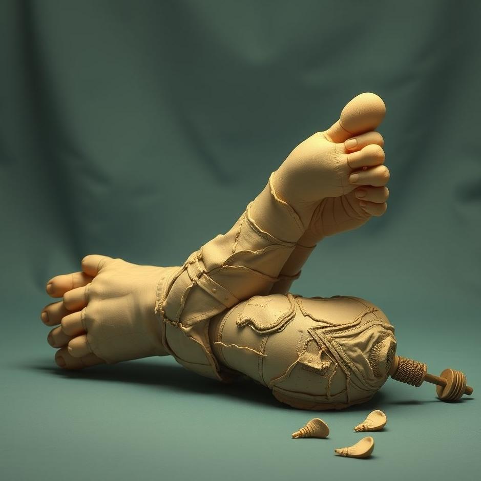 Dream : Dismantle foot body in the dream