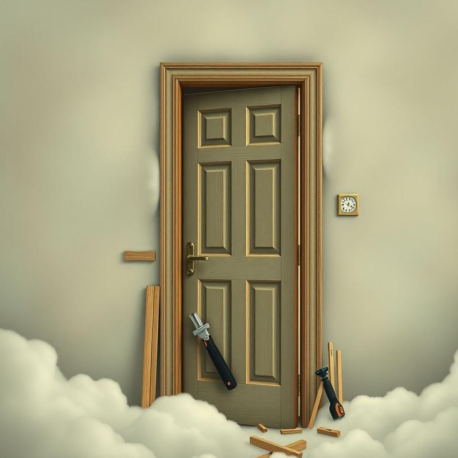 Dream : Dismantling and reattaching a door in a dream