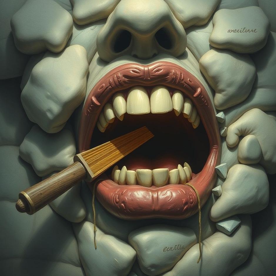 Dream : Dismantling the mouth in the dream